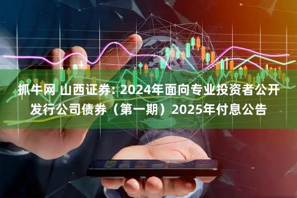 抓牛网 山西证券: 2024年面向专业投资者公开发行公司债券（第一期）2025年付息公告