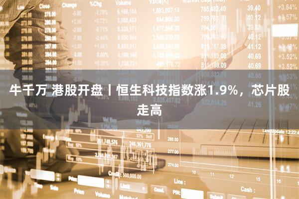 牛千万 港股开盘丨恒生科技指数涨1.9%，芯片股走高